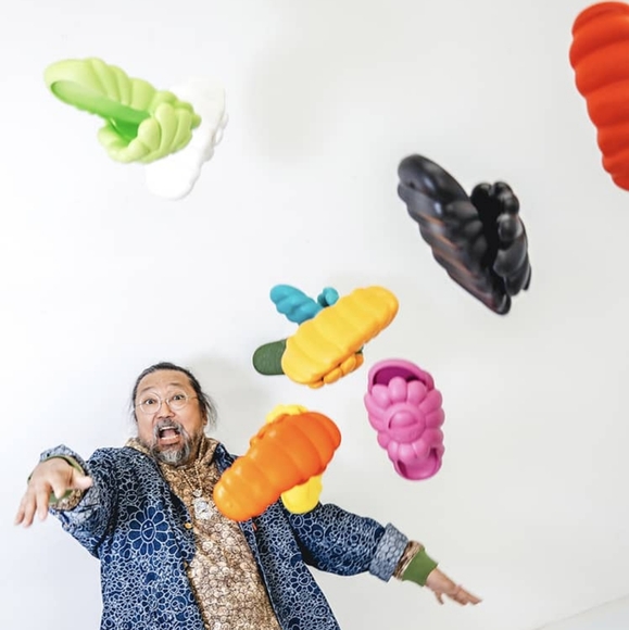 Takashi Murakami x Ohana Hatake slides (aquarius) - Picture 15 of 16